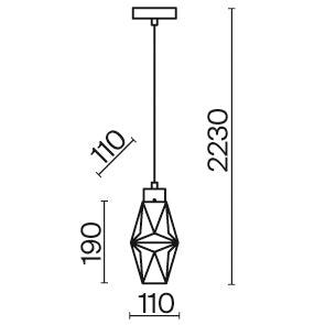 Pendul Coctail time Maytoni Modern MOD325PL-01G - PARIS14A.RO