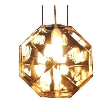 Pendul din sticla in forma octagonala 24 Karati by Karman - PARIS14A.RO