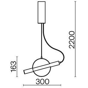 Pendul Enigma Maytoni Modern MOD150PL-L5BS3K - PARIS14A.RO