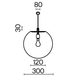 Pendul Erda Maytoni Outdoor O594PL-01W - PARIS14A.RO