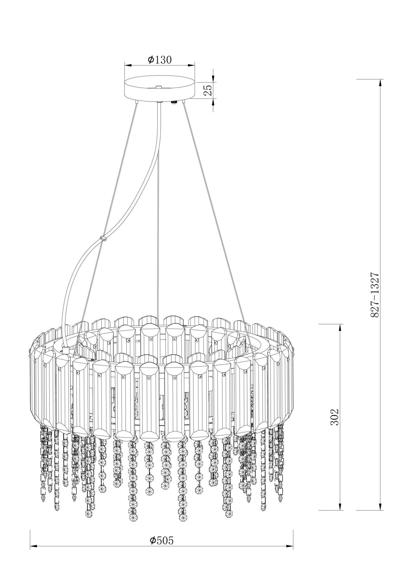 Pendul Hail Maytoni Classic MOD097PL-06CH - PARIS14A.RO