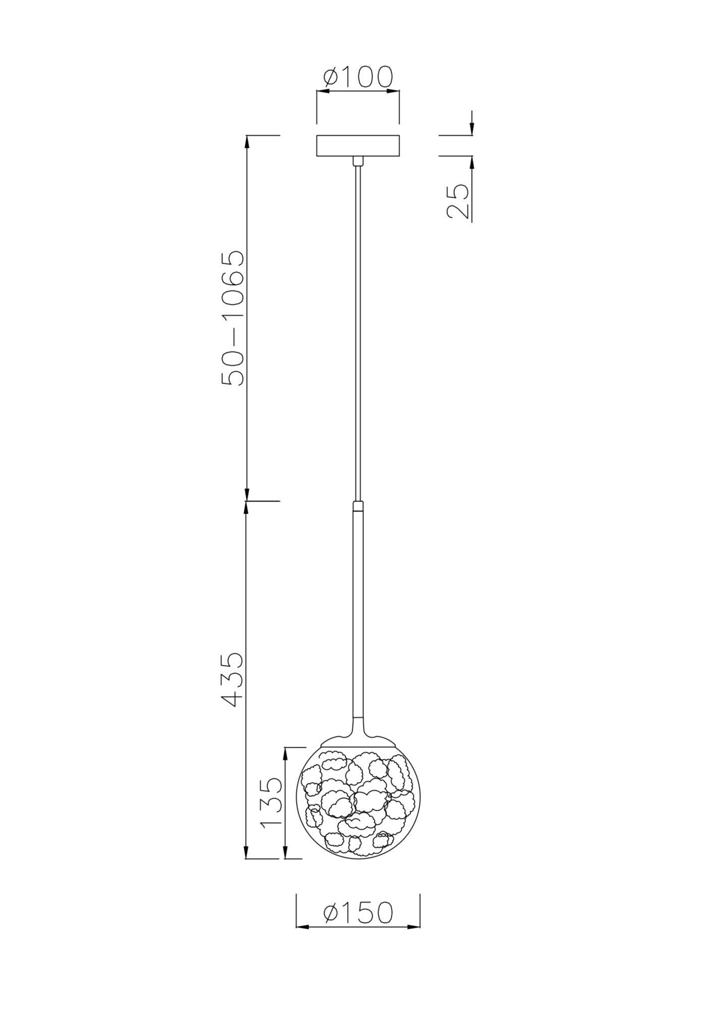 Pendul Ligero Maytoni Modern MOD061PL-01BS - PARIS14A.RO