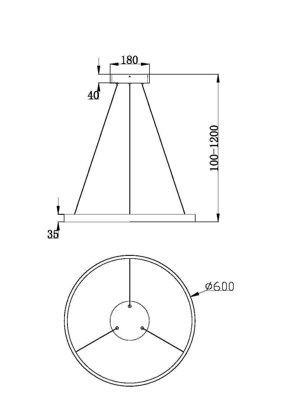 Pendul Rim Maytoni Modern MOD058PL-L32B3K - PARIS14A.RO