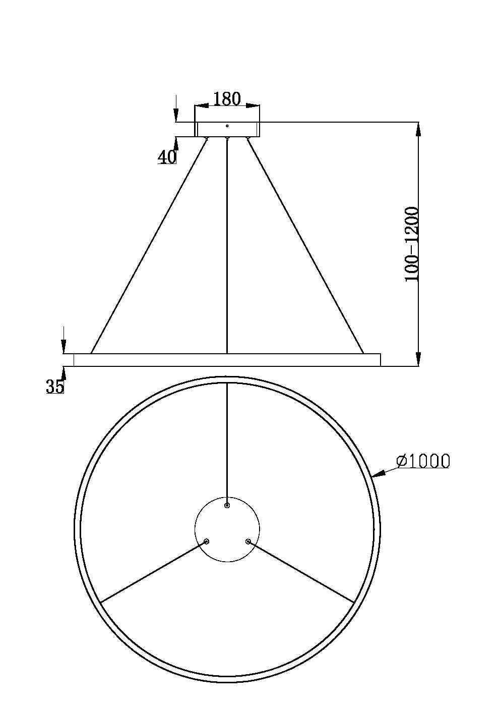 Pendul Rim Maytoni Modern MOD058PL-L54BS3K - PARIS14A.RO