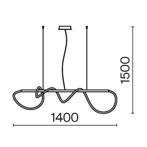 Pendul Tau Maytoni Modern MOD166PL-L30G3K - PARIS14A.RO