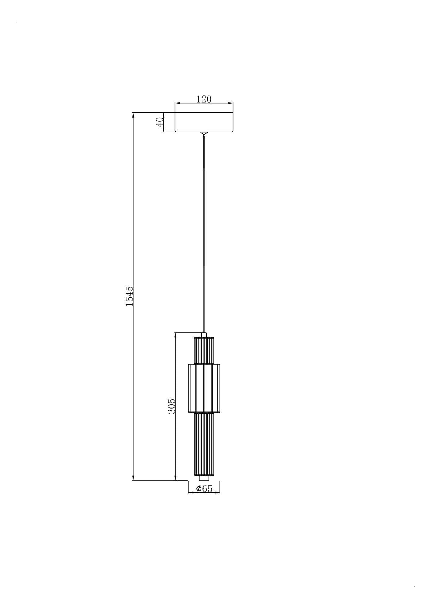 Pendul Verticale Maytoni Modern MOD308PL-L9CG3K - PARIS14A.RO