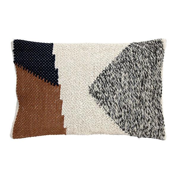 Perna decorativa dreptunghiulara multicolora din bumbac 40x60 cm Autumn HK Living - PARIS14A.RO