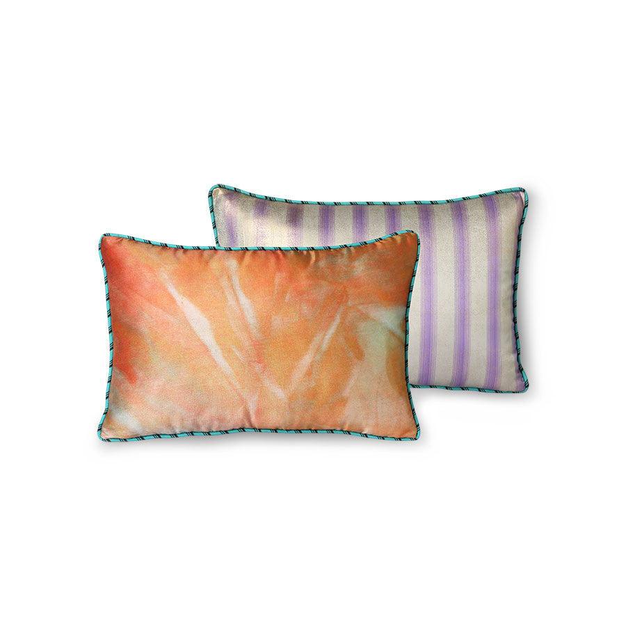 Perna decorativa dreptunghiulara multicolora din poliester 25x40 cm Doris HK Living - PARIS14A.RO