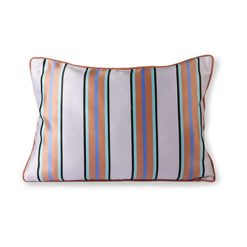 Perna decorativa dreptunghiulara multicolora din poliester si bumbac 35x50 cm Stripe HK Living - PARIS14A.RO