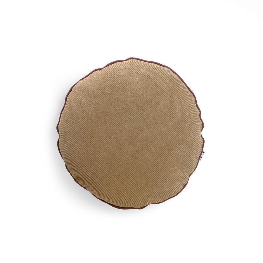 Perna decorativa rotunda maro din catifea 40 cm Iris HK Living - PARIS14A.RO