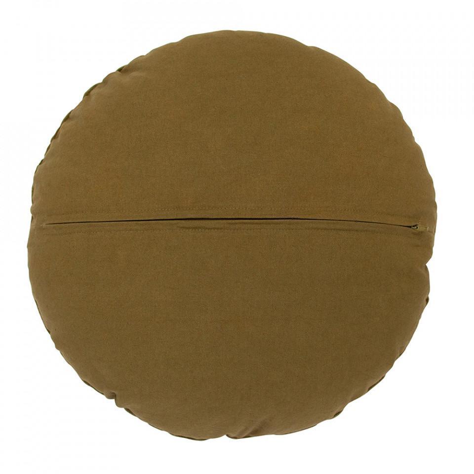 Perna decorativa rotunda maro din catifea 45 cm Coco - PARIS14A.RO