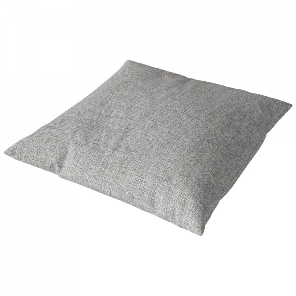 Perna patrata gri din poliester 50x50 cm Classic Cushion Bolia - PARIS14A.RO