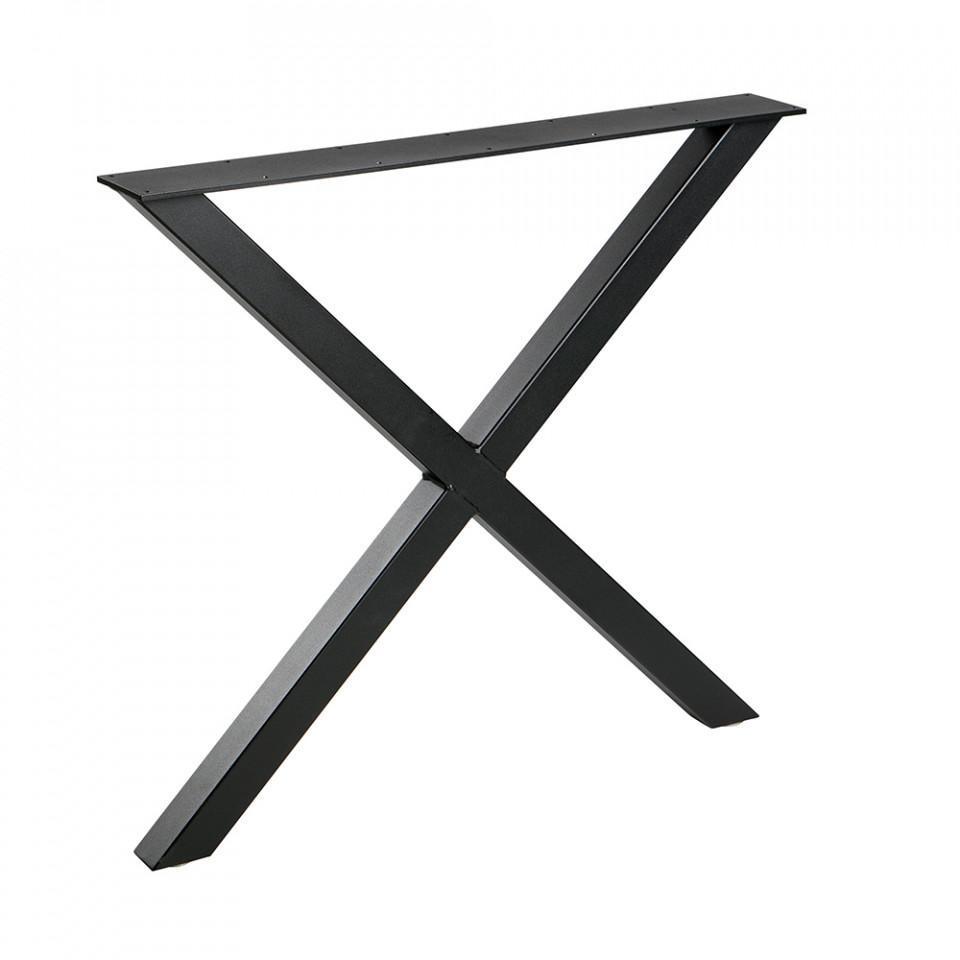 Picior pentru masa negru din metal Tablo X-Leg - PARIS14A.RO