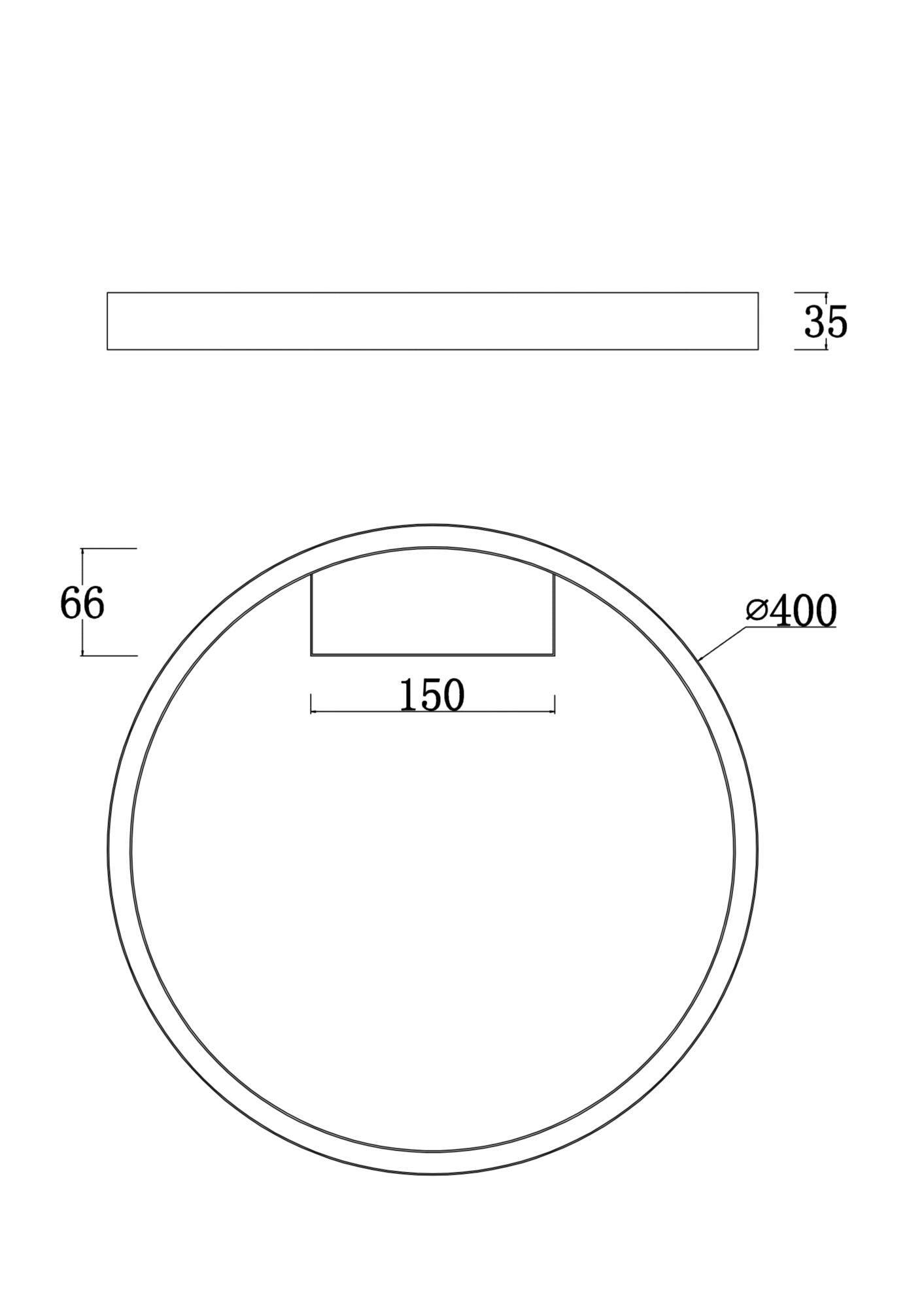 Plafoniera Rim Maytoni Modern MOD058CL-L25B4K - PARIS14A.RO