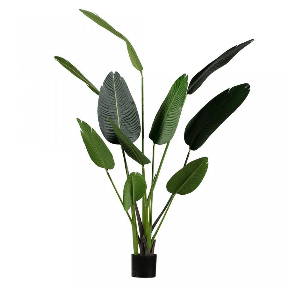 Planta artificiala verde cu ghiveci 164 cm Strelitzia - PARIS14A.RO