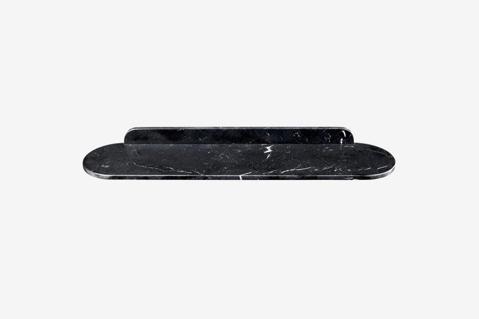 Raft negru din marmura 70 cm Wafer Bolia - PARIS14A.RO