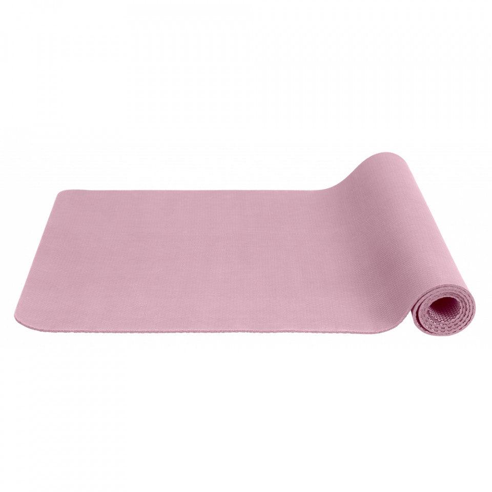 Saltea antiderapanta pentru fitness roz din cauciuc 60x173 cm Yoga Nordal - PARIS14A.RO