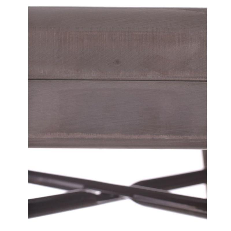Scaun bar din metal argintiu 76,5 cm Dallas Industrial - PARIS14A.RO