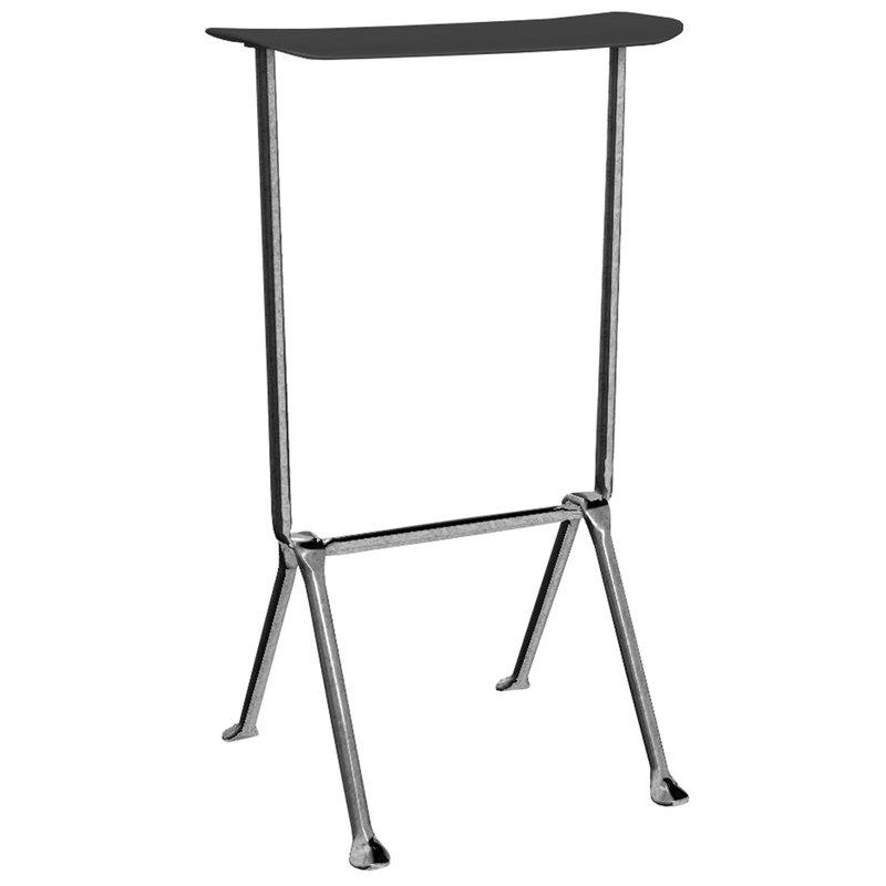 Scaun de bar Officine, inalt, galvanizat, negru - PARIS14A.RO