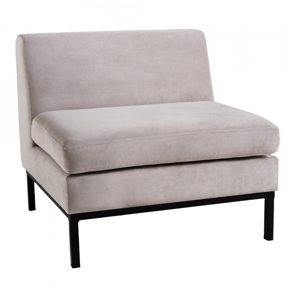 Scaun lounge din textil si metal Ambient Custom Form - PARIS14A.RO