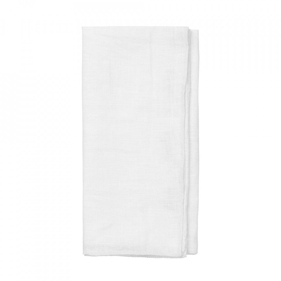 Servet alb din in 45x45 cm Skagen Cozy Living Copenhagen - PARIS14A.RO