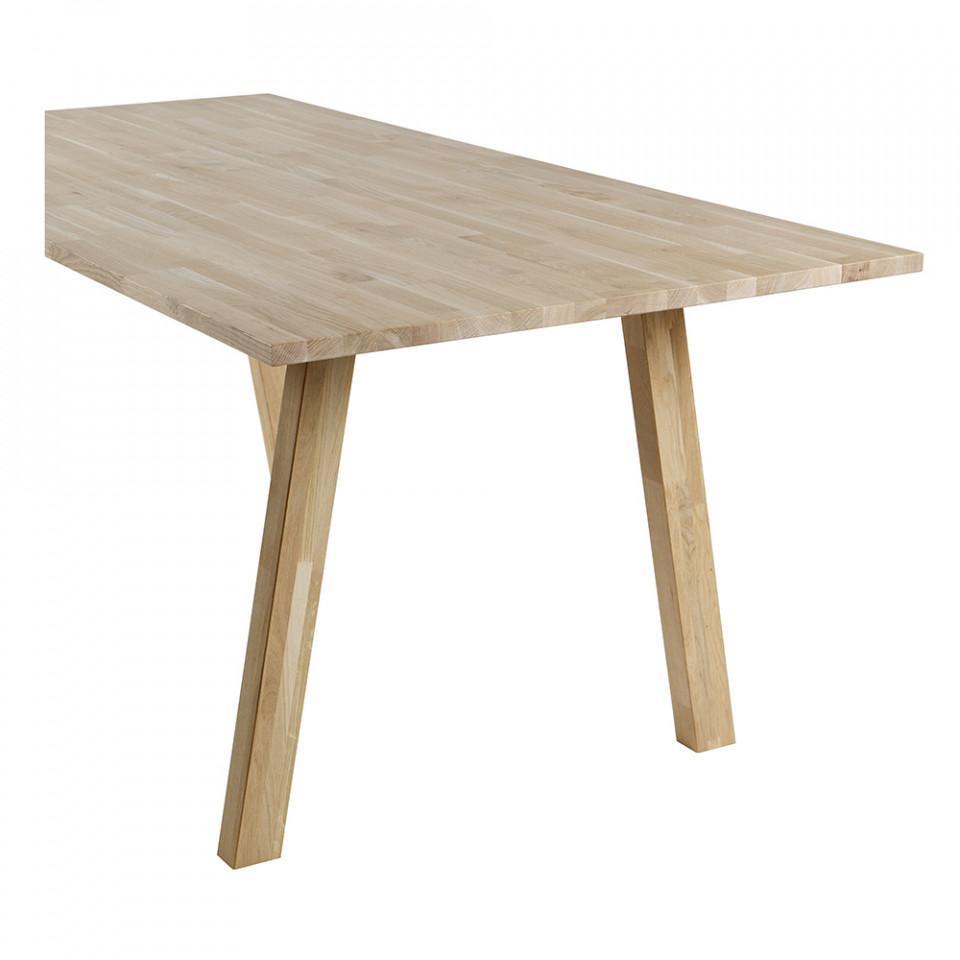 Set 2 picioare pentru masa din lemn de stejar Tablo - PARIS14A.RO