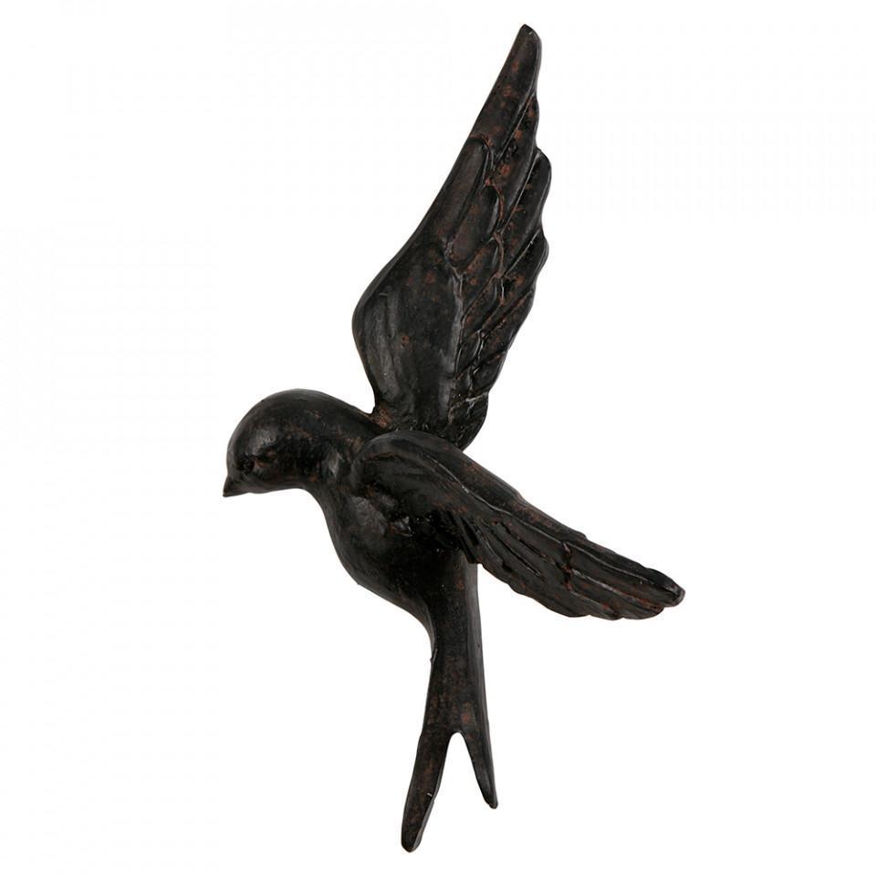 Set 4 decoratiuni negre din rasina Birds - PARIS14A.RO
