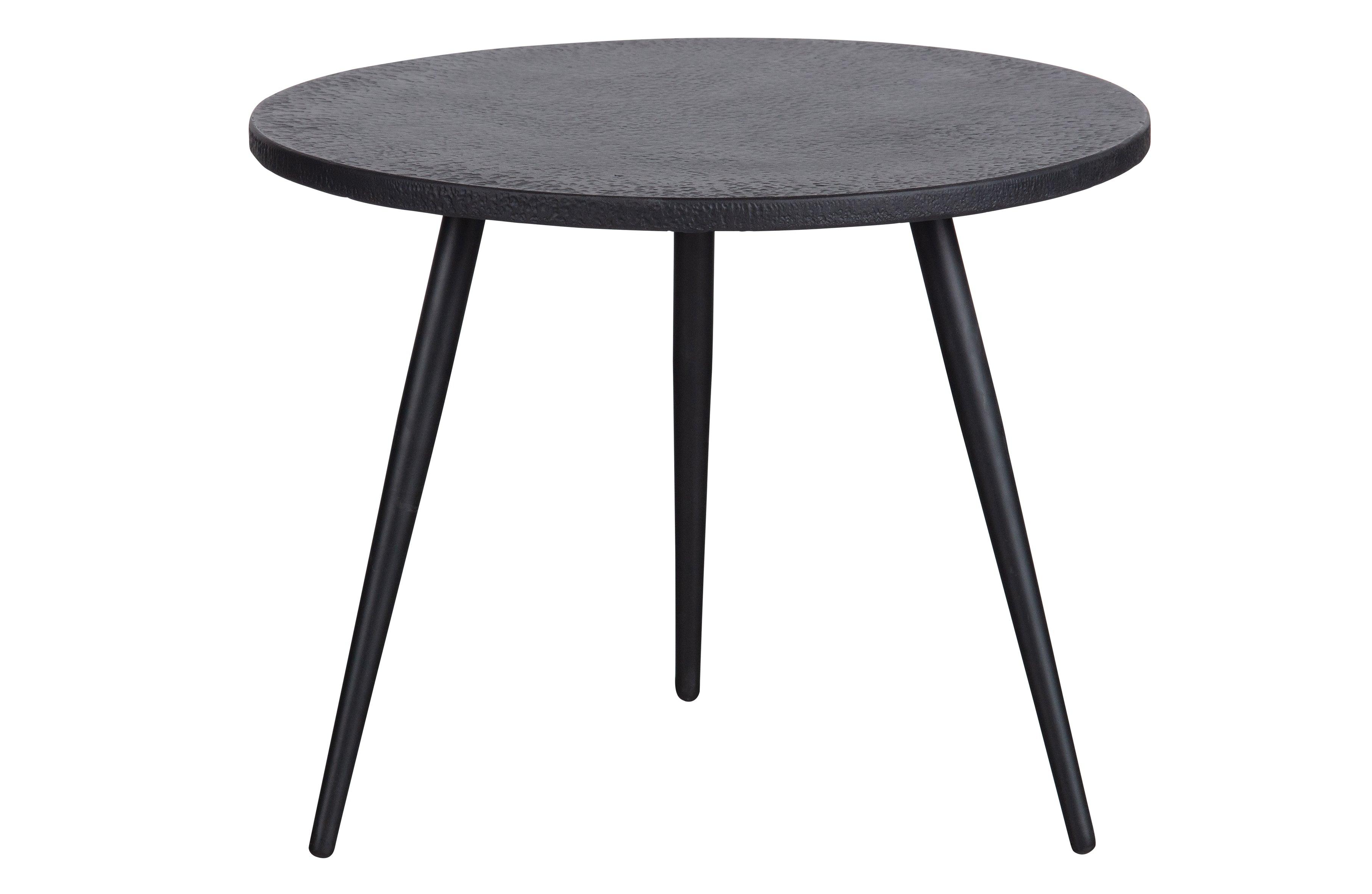 Set de 2 - Suze Sidetables din lemn/metal negru - PARIS14A.RO