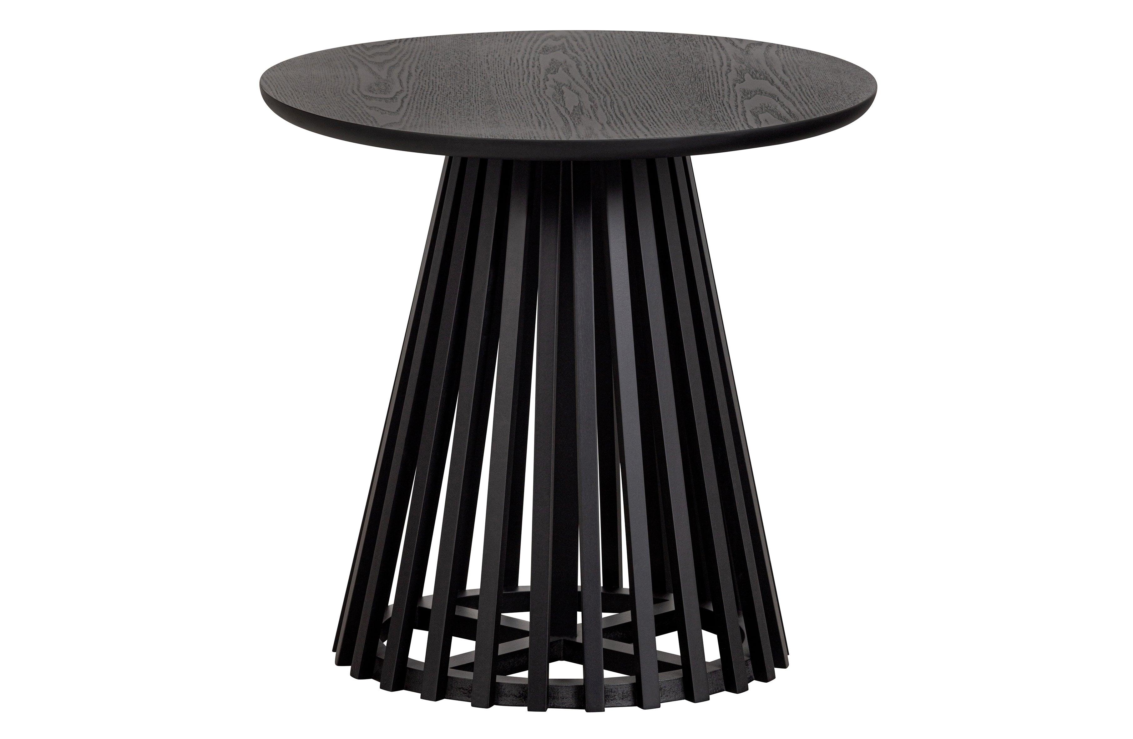 SLASS BLACK HIGH SIDETABLE BLACK 48Xø50 - PARIS14A.RO