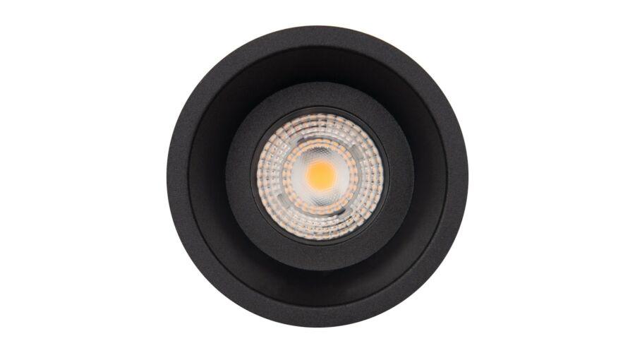 Spot incastrat BELLATRIX BATH Culoare neagra IP54 - FARA BEC LED H0112 MAXLIGHT H0114 - PARIS14A.RO