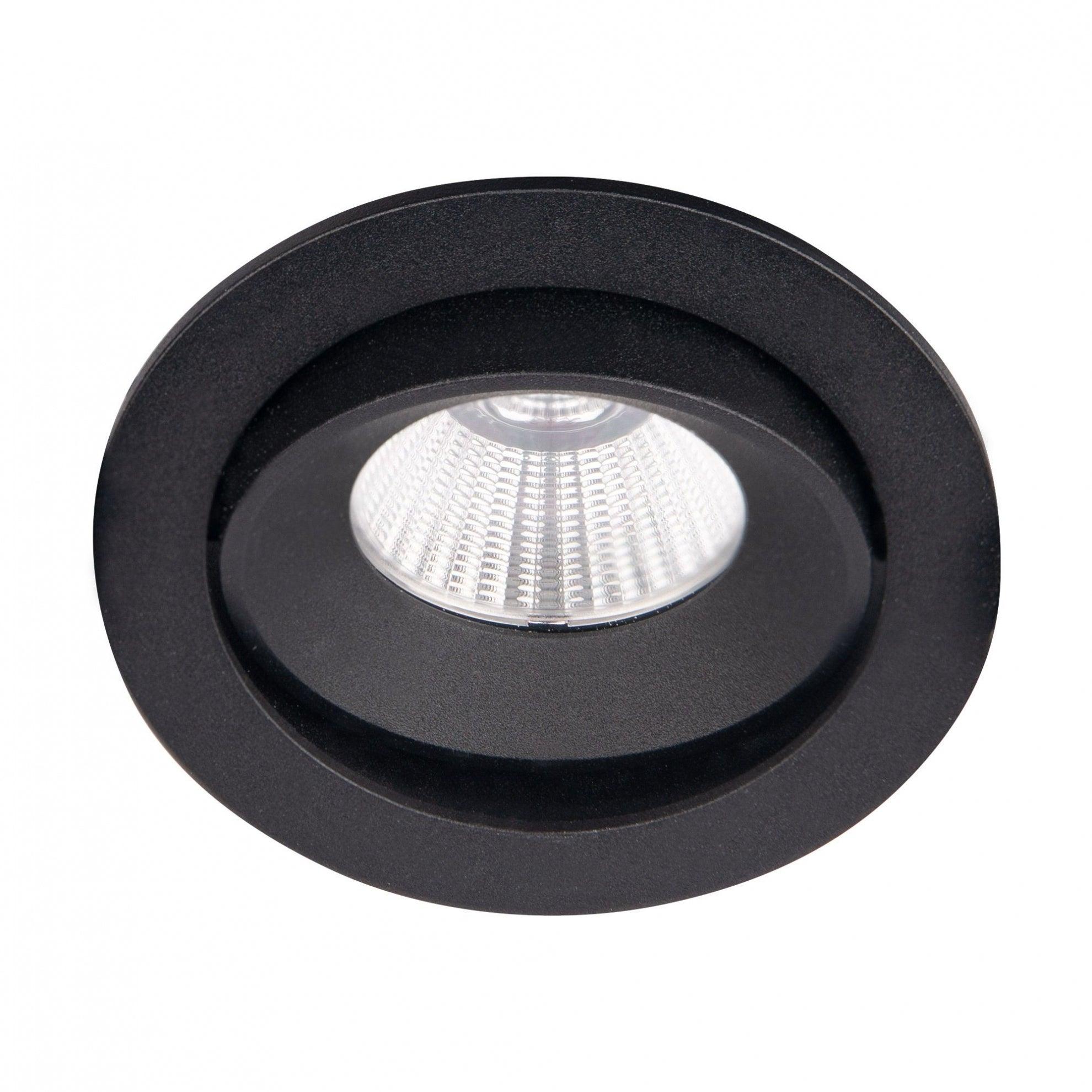 Spot incastrat CYKLOP Culoare neagra IP65 MAXLIGHT H0095 - PARIS14A.RO