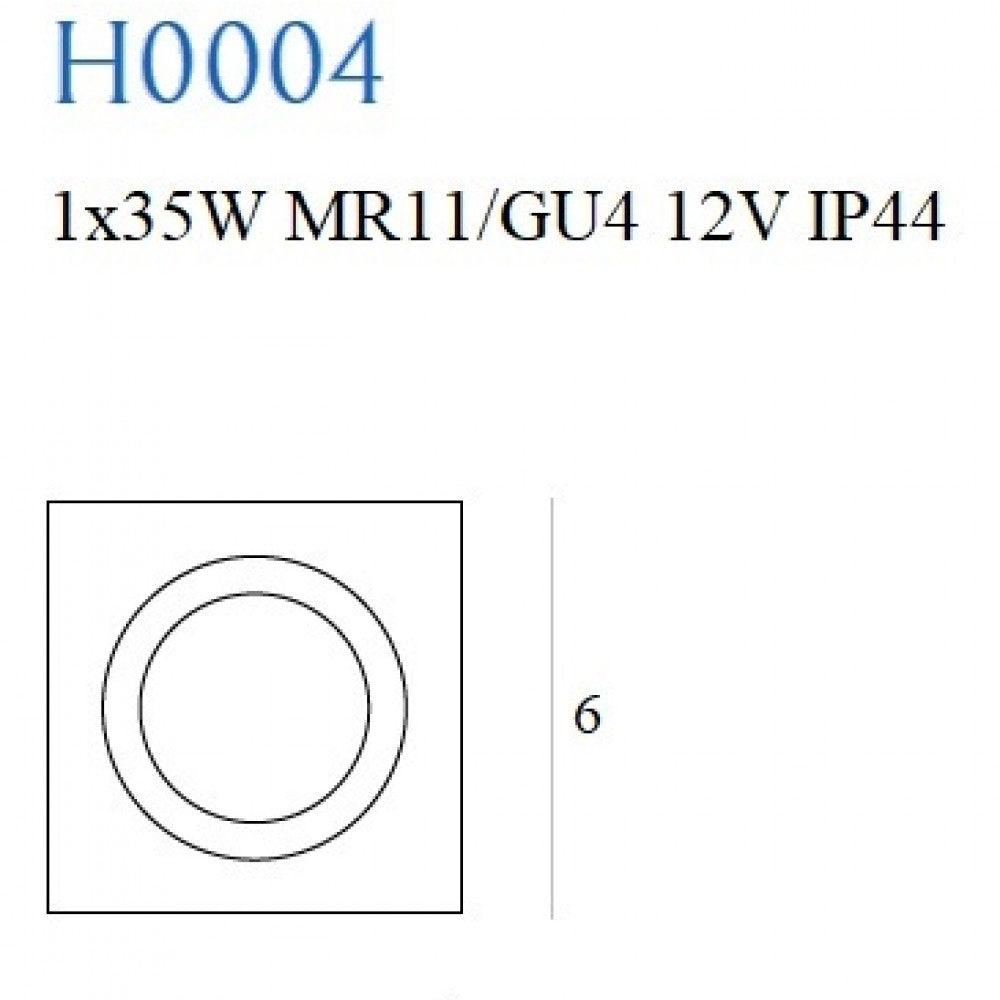 Spot incastrat SHOWER IP54 MAXLIGHT H0004 - PARIS14A.RO