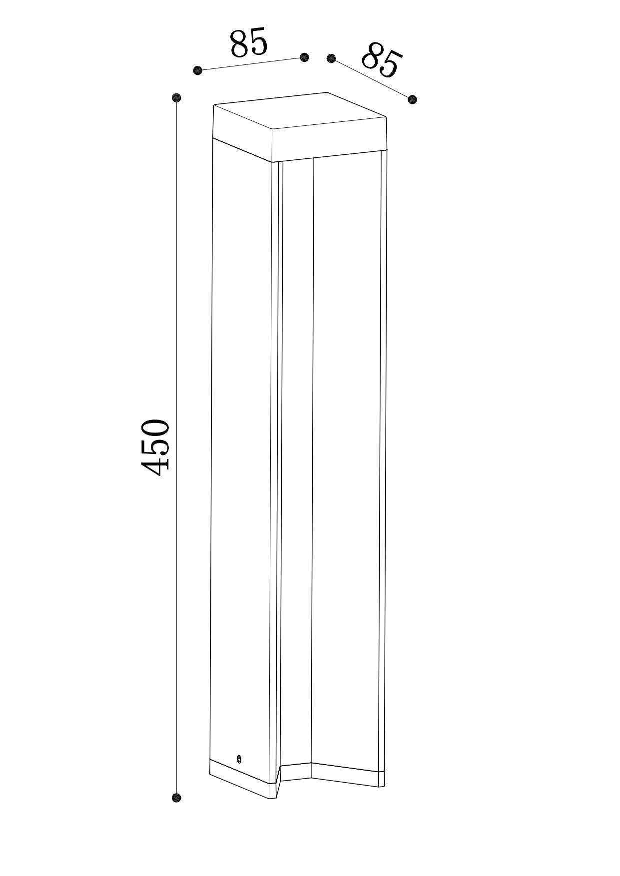 Stalp exterior Essen Maytoni Outdoor O596FL-L9GR4K - PARIS14A.RO