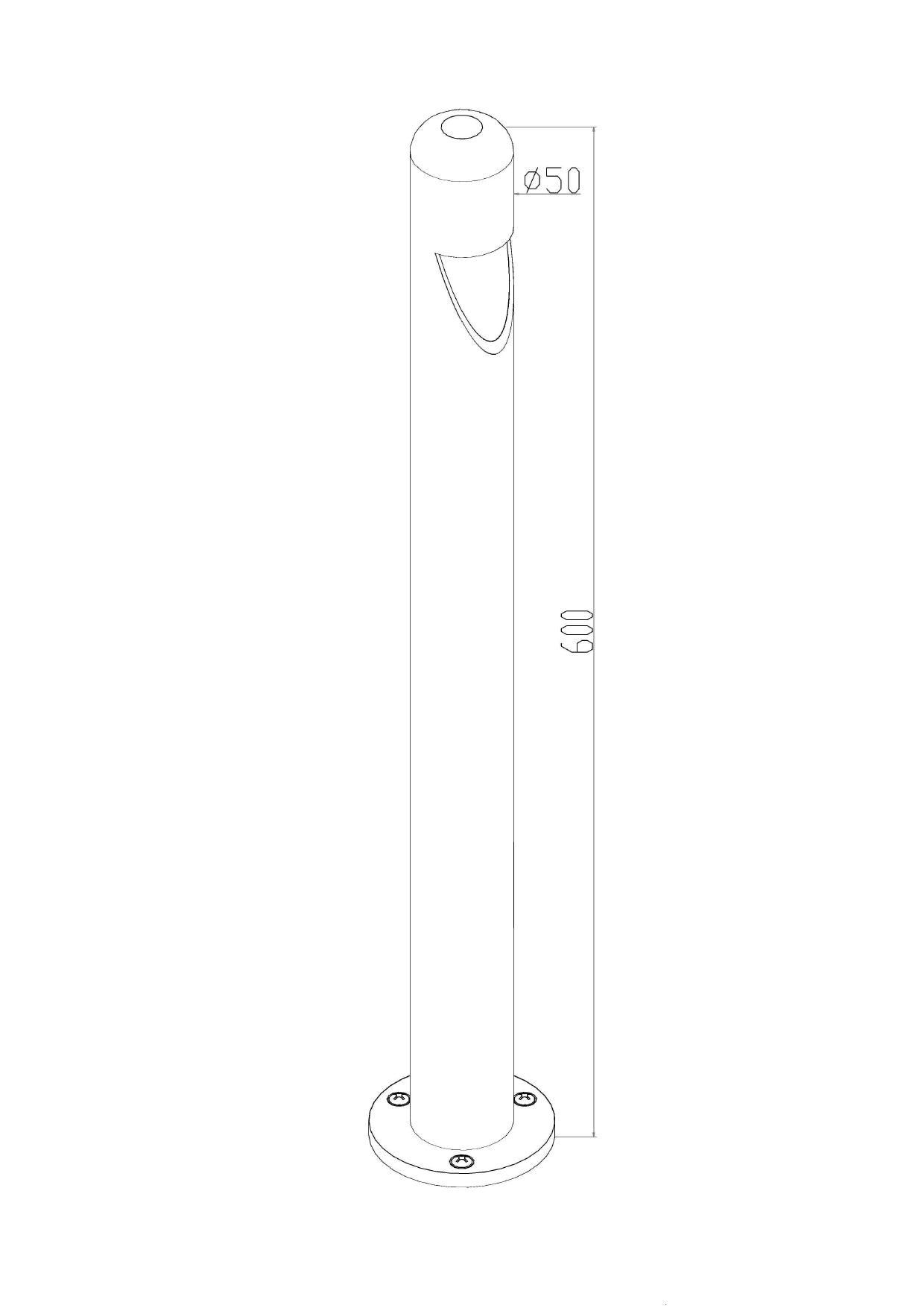 Stalp exterior Hagen Maytoni Outdoor O423FL-L5GF - PARIS14A.RO