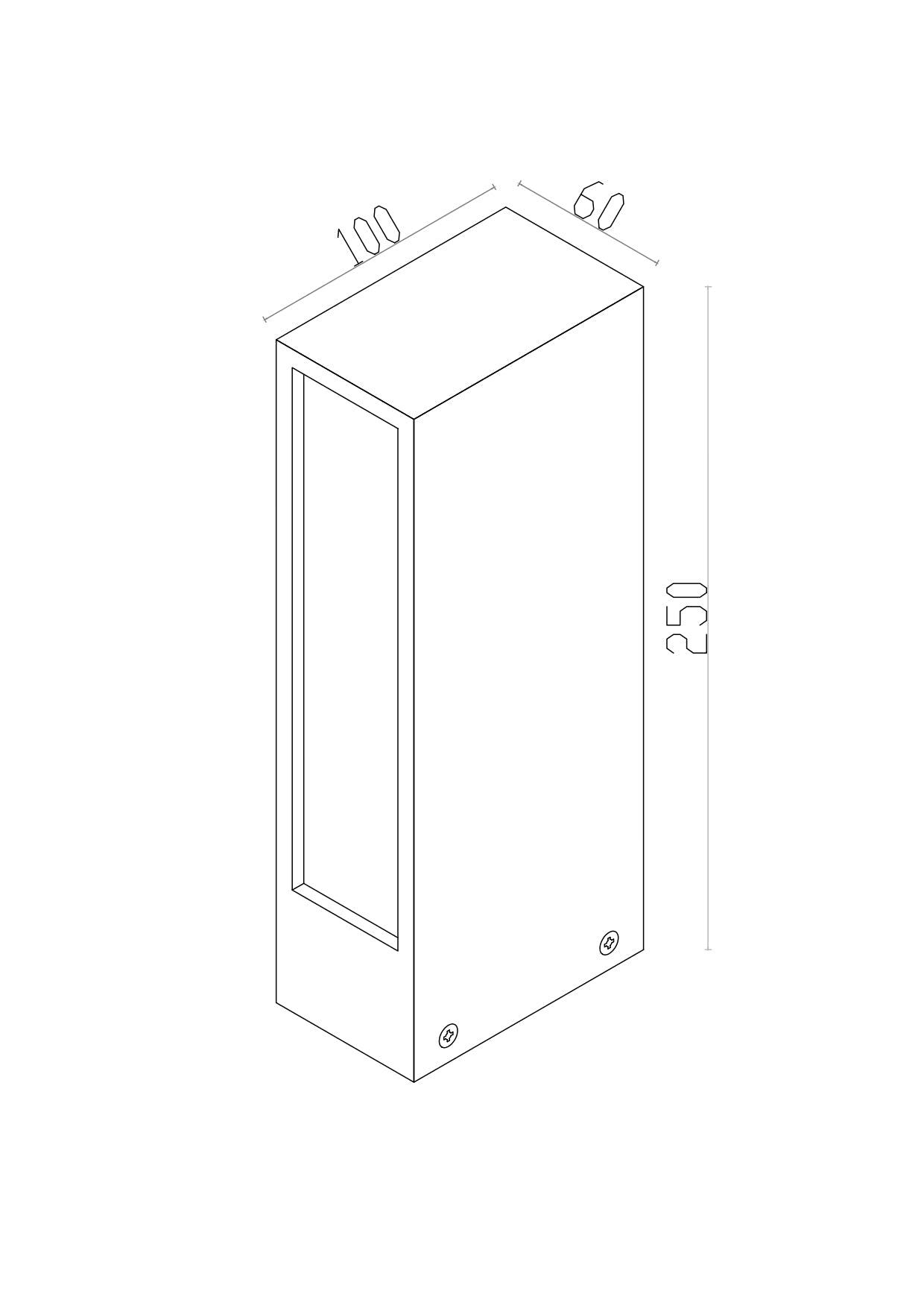 Stalp exterior Hof Maytoni Outdoor O422FL-L6GF - PARIS14A.RO