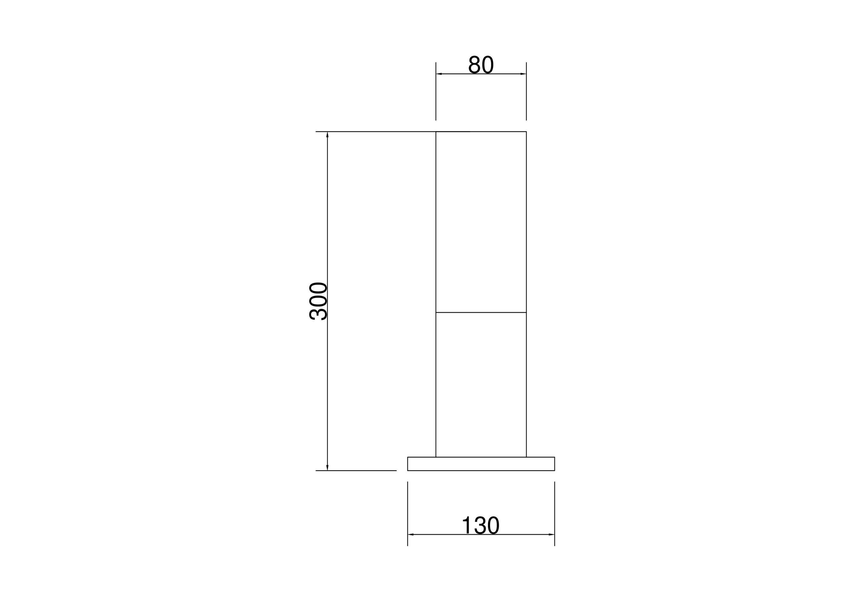 Stalp exterior Willis Maytoni Outdoor O418FL-01B - PARIS14A.RO