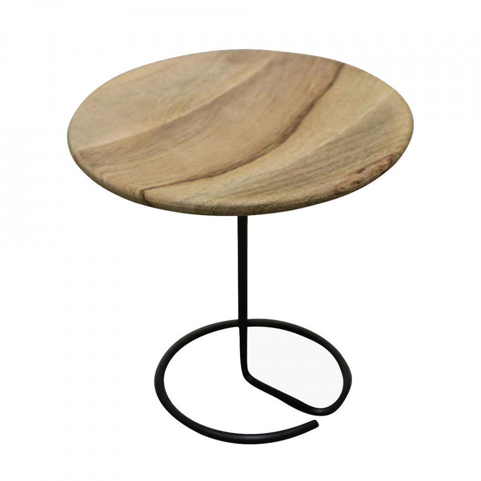 Suport bijuterii din fier si lemn de mango 25 cm Vintage Raw Materials - PARIS14A.RO