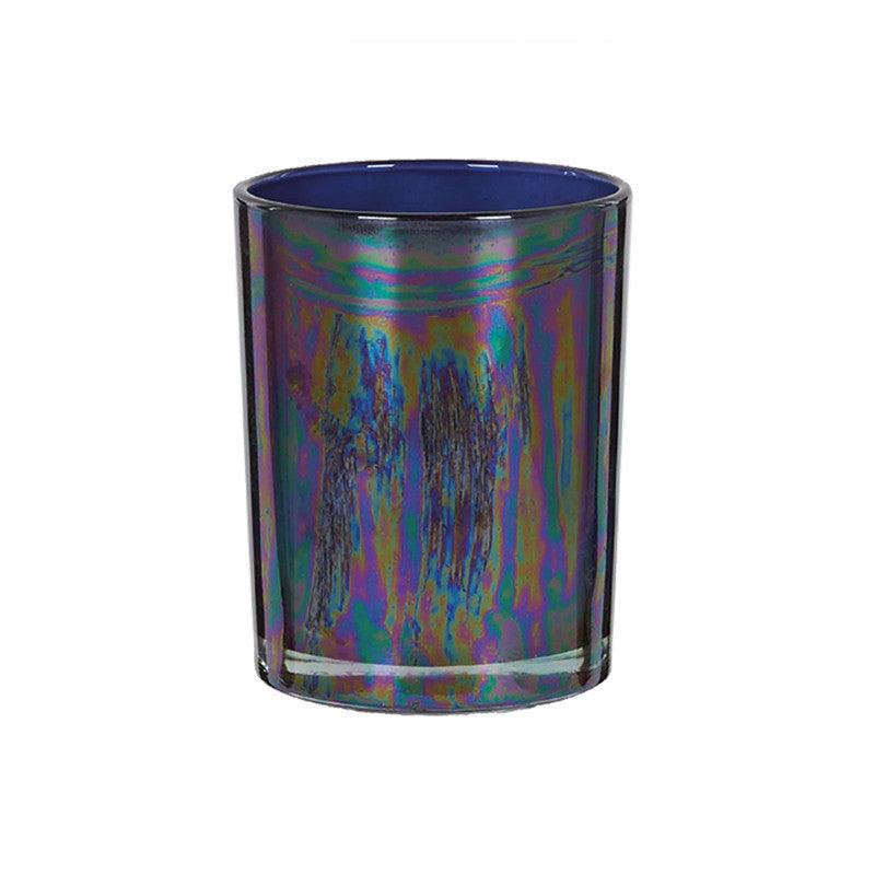 Suport lumanare albastru din sticla 13 cm Kazi Lifestyle Home Collection - PARIS14A.RO