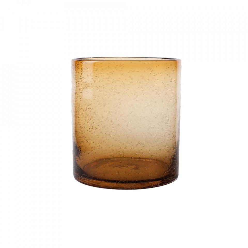 Suport lumanare maro chihlimbar din sticla 15 cm Statham LifeStyle Home Collection - PARIS14A.RO