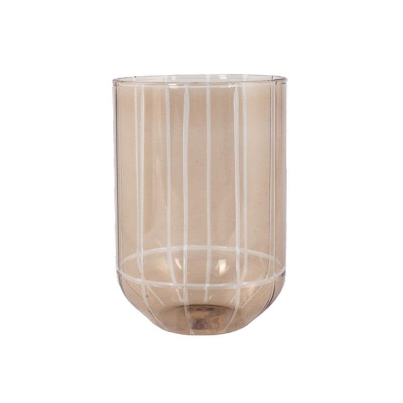 Suport lumanare maro din sticla 15 cm Levon Lifestyle Home Collection - PARIS14A.RO