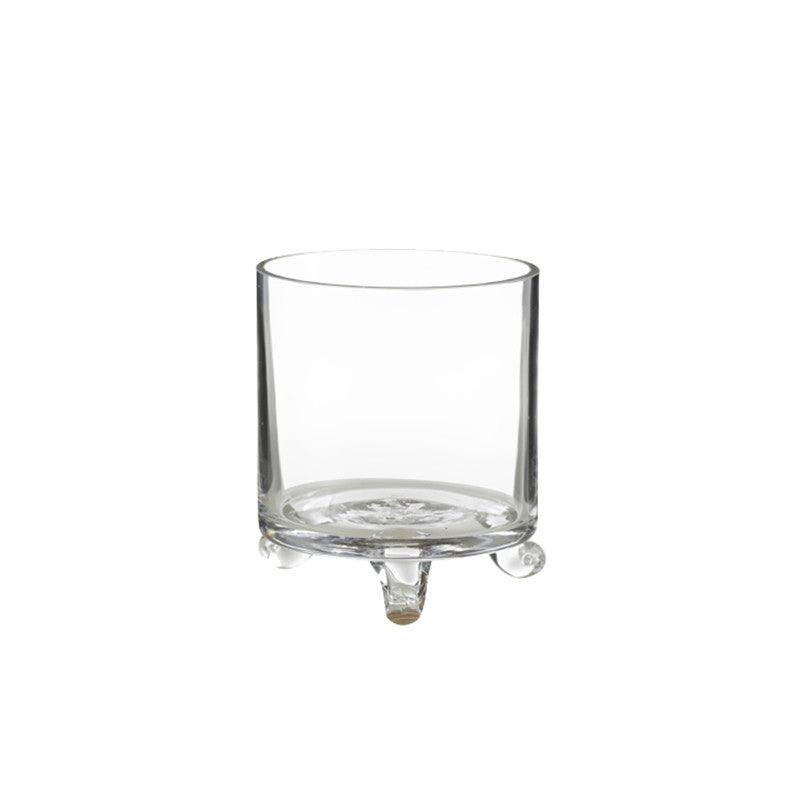 Suport lumanare transparent din sticla 14 cm Dome S Lifestyle Home Collection - PARIS14A.RO
