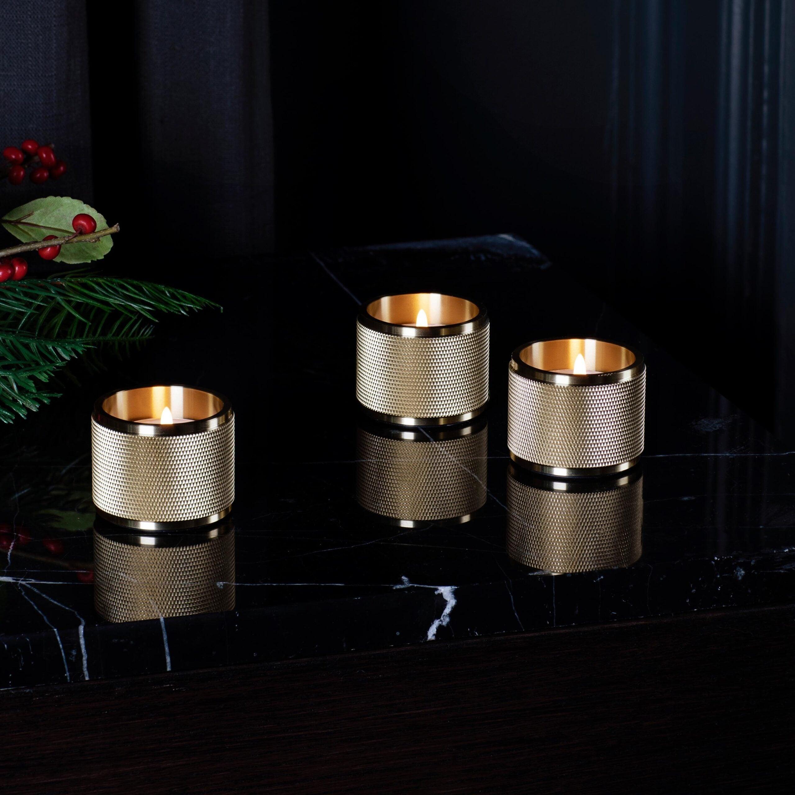 Suport pentru lumanari tealight / Set de 3 - Buster & Punch - PARIS14A.RO