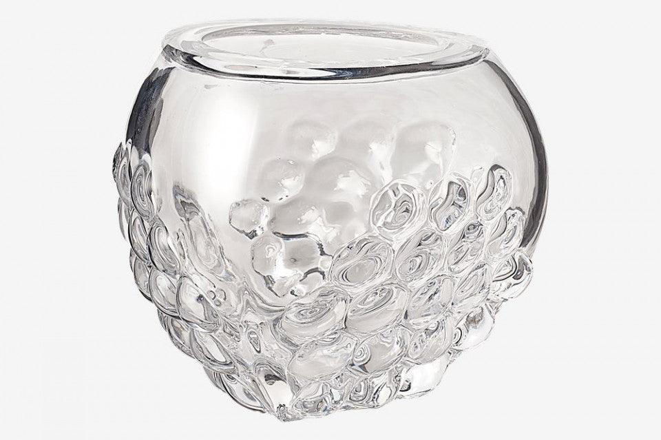 Suport transparent din sticla pentru lumanare 11,5 cm Bramble Bolia - PARIS14A.RO