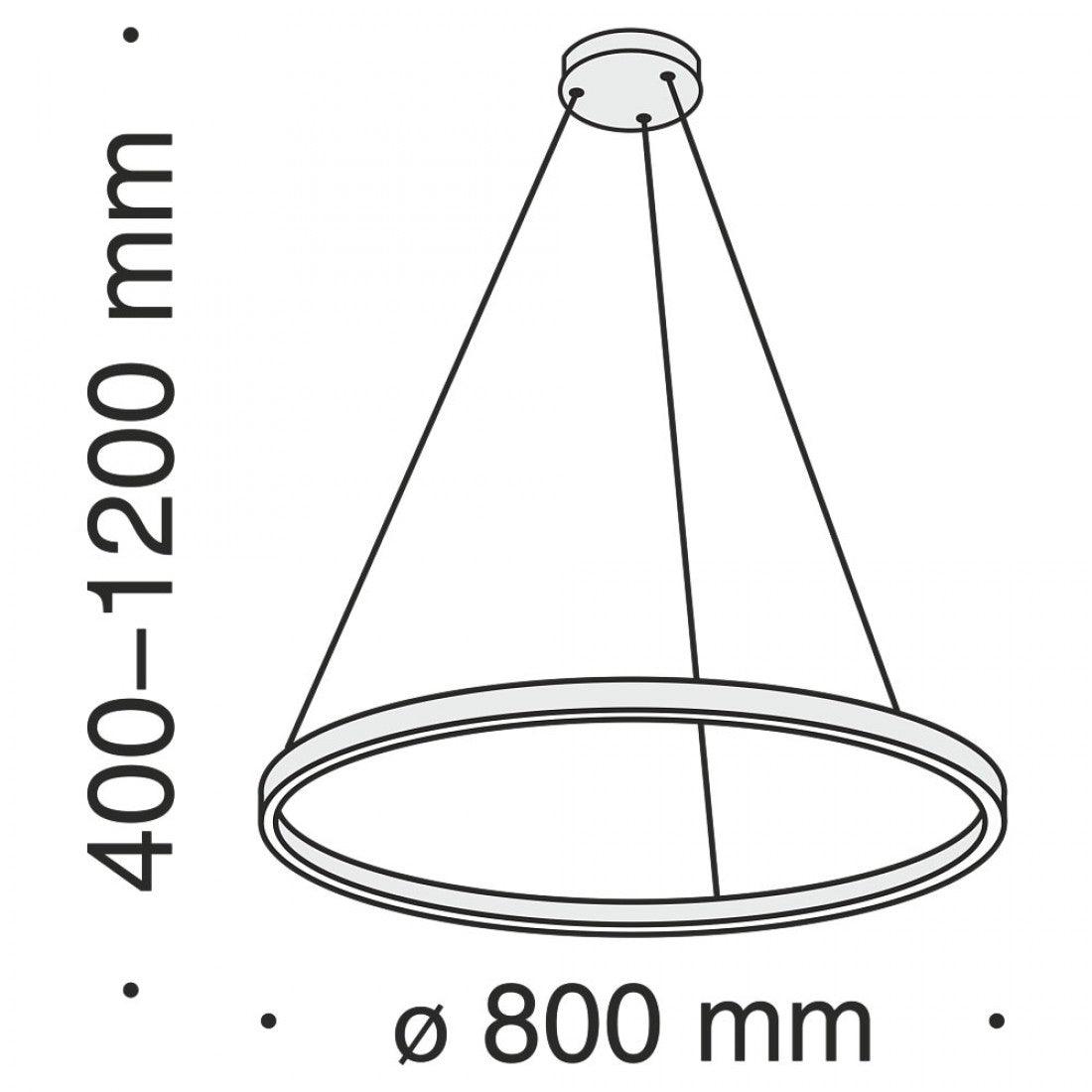 Suspensie Maytoni Rim, bronz, LED MOD058PL-L42BS4K - PARIS14A.RO