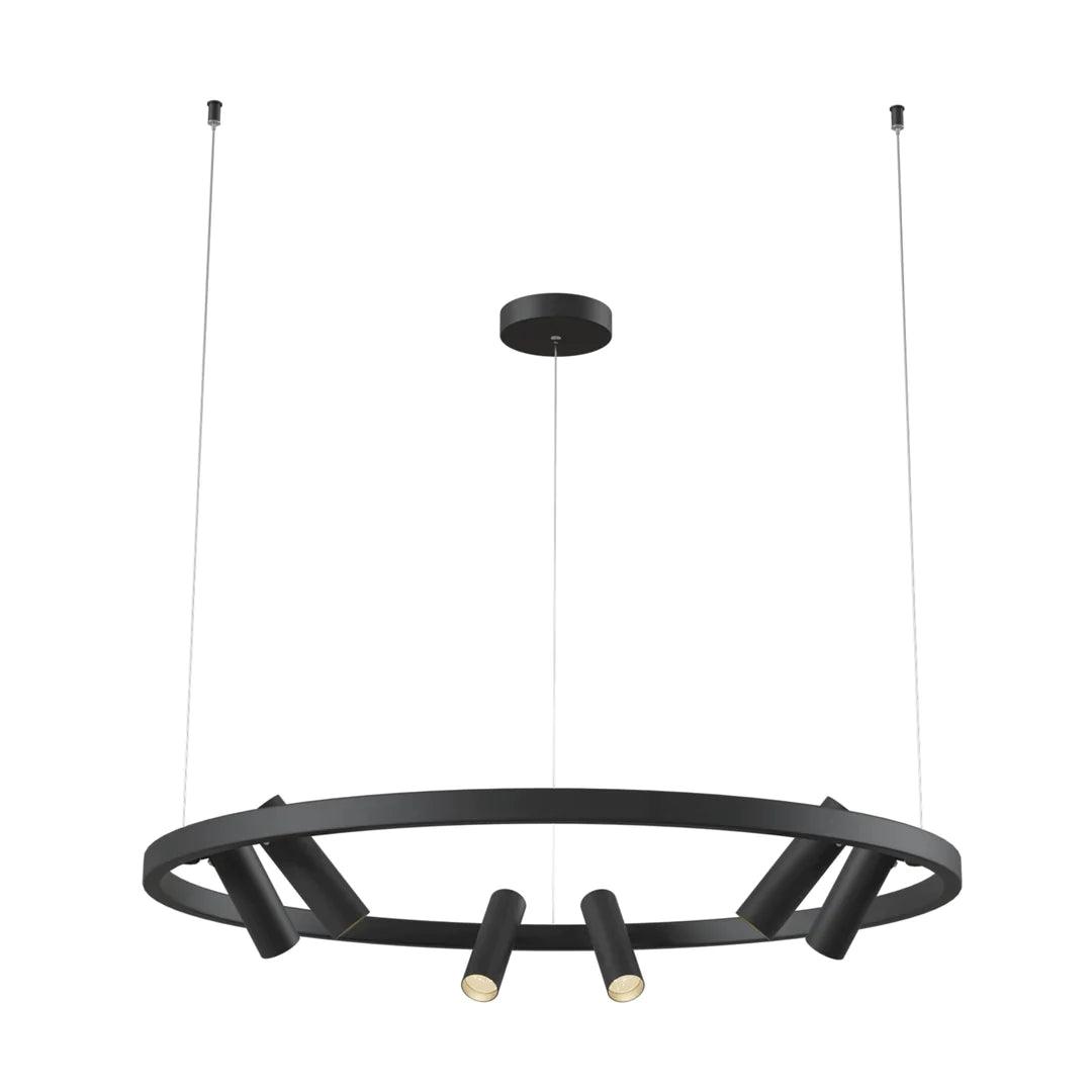 Suspensie rotunda/neagra Maytoni SATELLITE MOD102PL-L42B - PARIS14A.RO