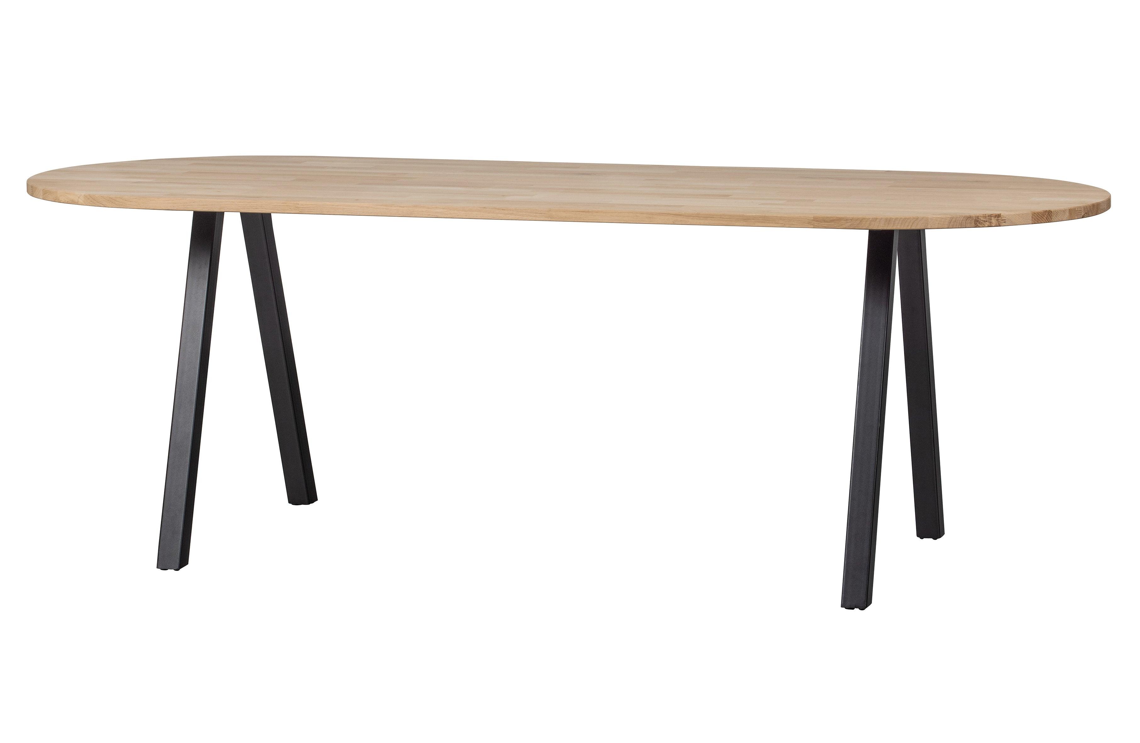 Tabel Tablo Oval Oak [FSC] Leg patrat - PARIS14A.RO