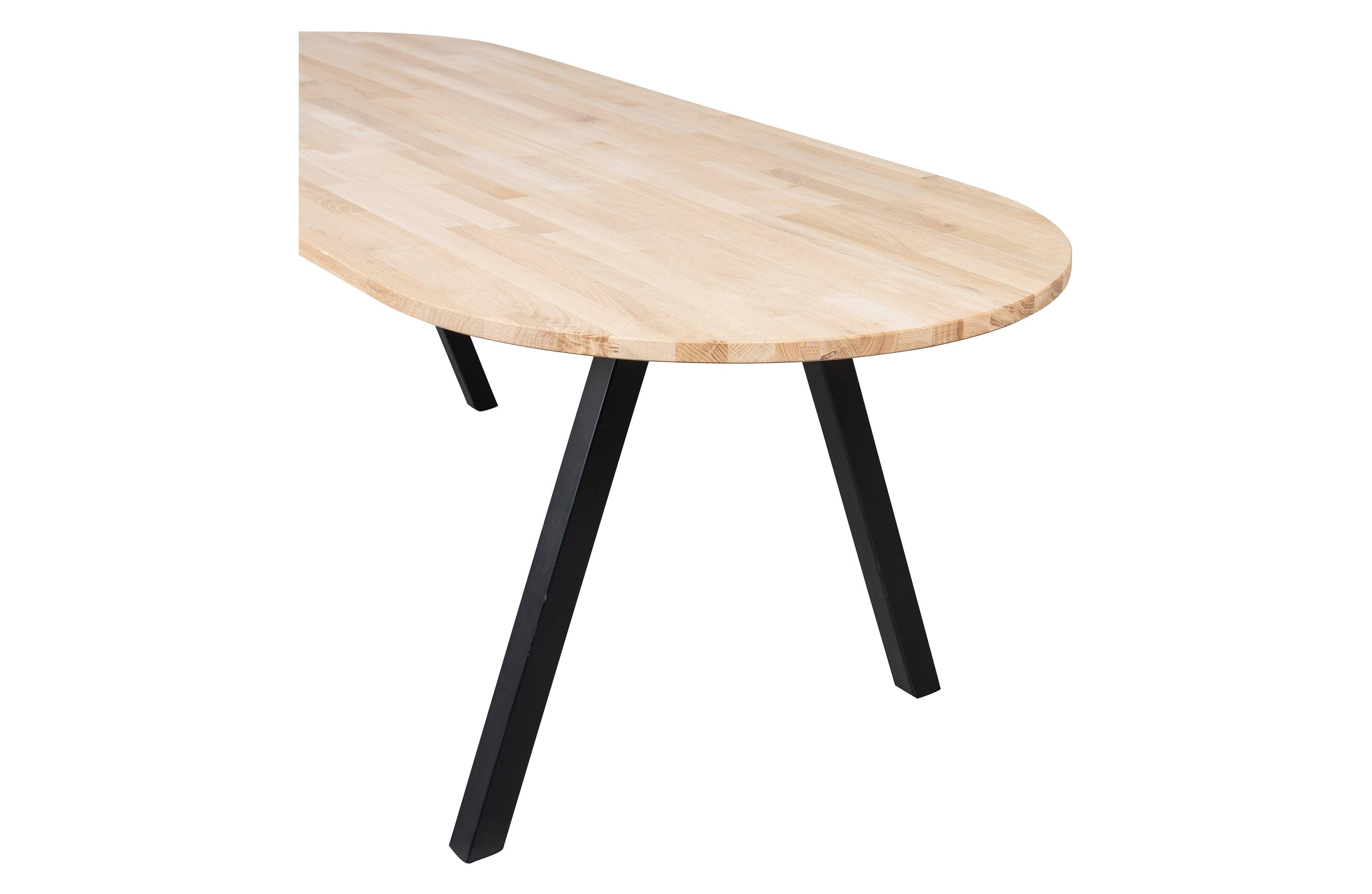 Tabel Tablo Oval Oak [FSC] Leg patrat - PARIS14A.RO
