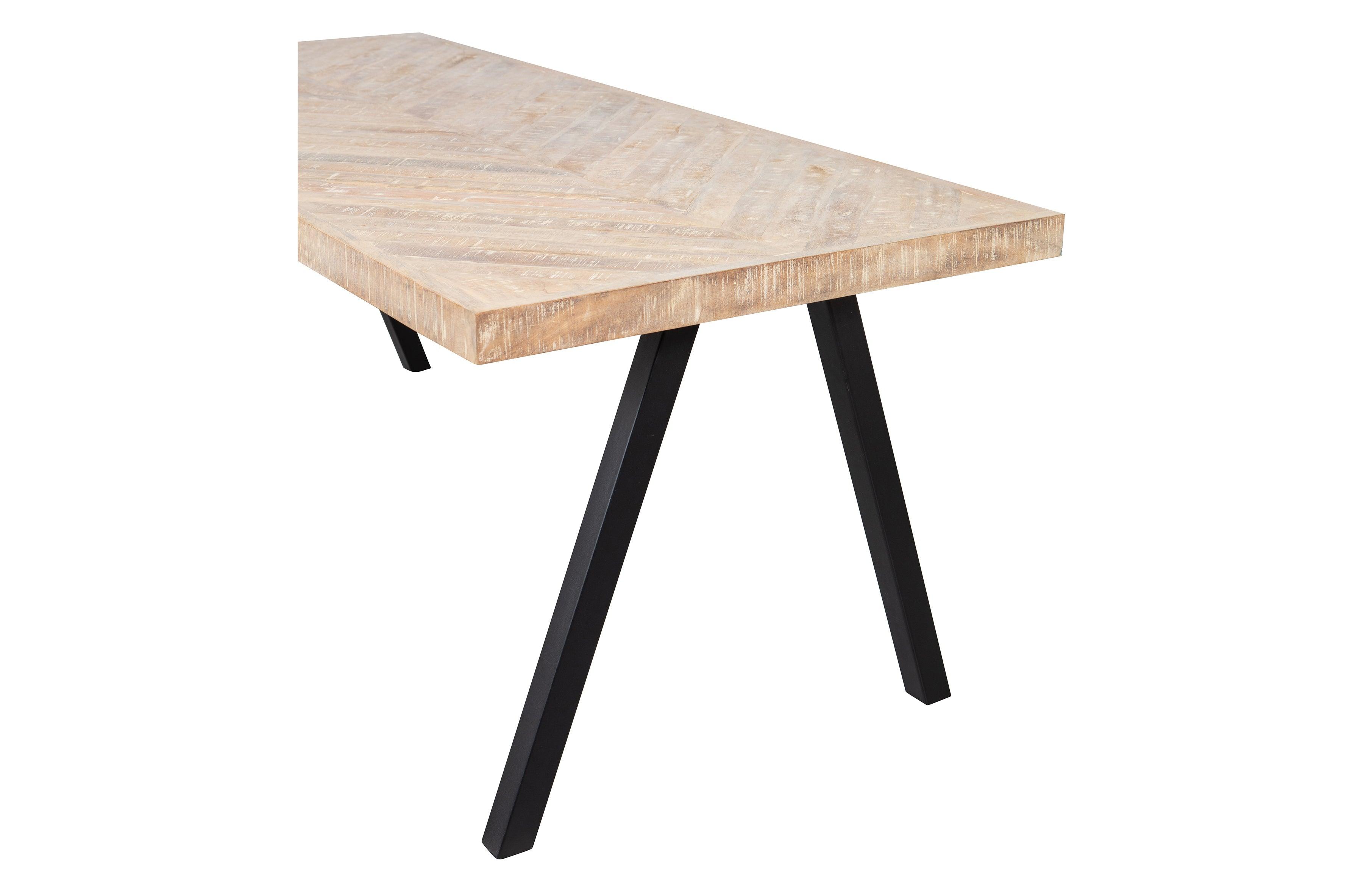 Table Mog Mango Herringbone 180x90 Leg Square - PARIS14A.RO