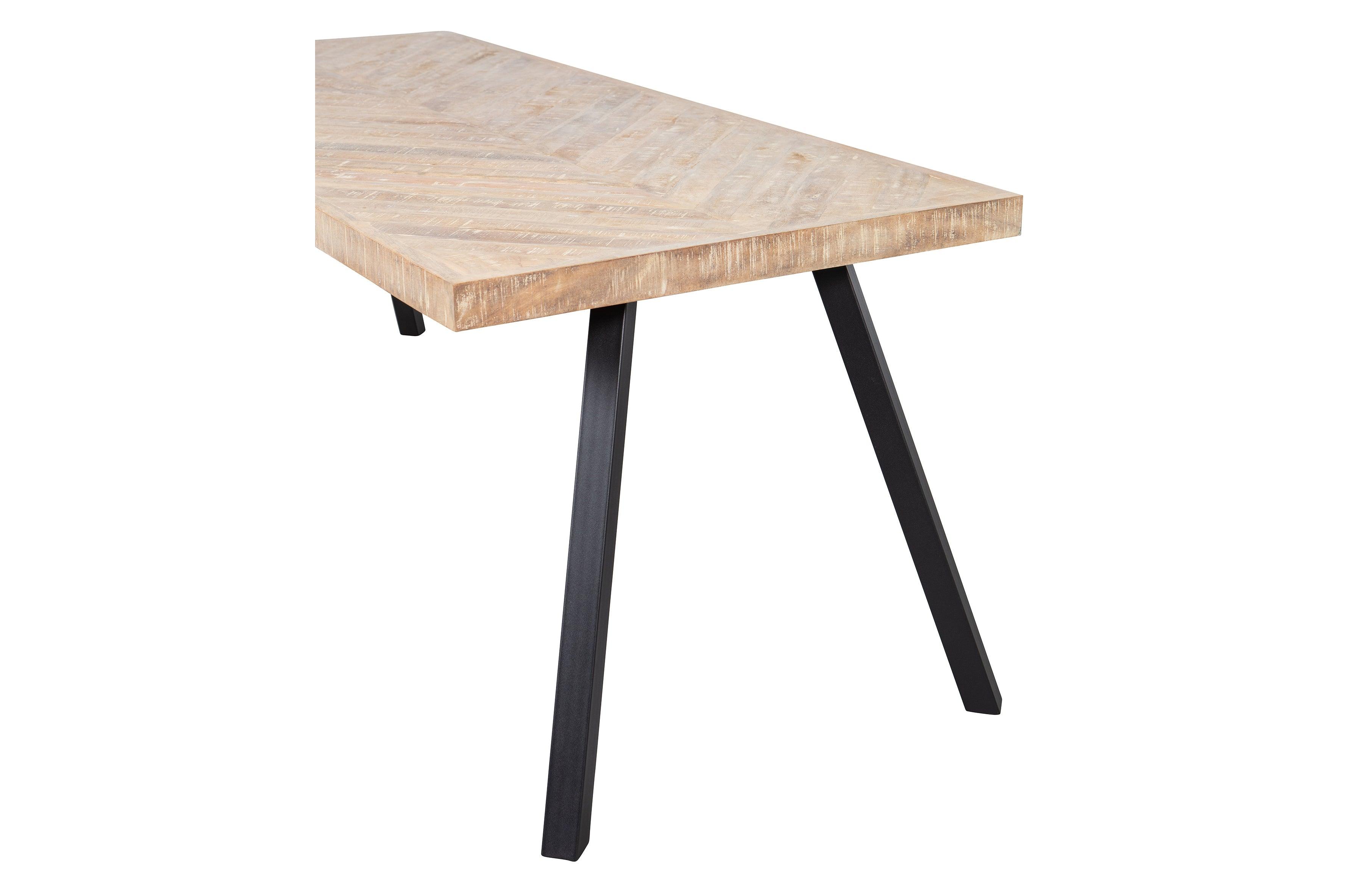 Table Mog Mango Herringbone 180x90 Leg Square - PARIS14A.RO