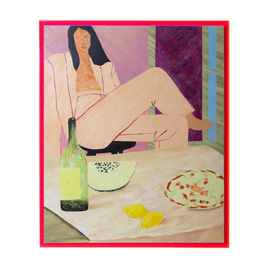 Tablou multicolor din canvas si lemn 127x152 cm Get Your Groove On HK Living - PARIS14A.RO